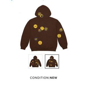 Cactus Jack Sticker Bomb Hoodie CJMD-HS69_M  size Medium Sealed